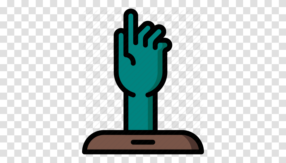 Creepy Halloween Hand Scary Spooky Zombie Icon, Light, Electronics, Trophy Transparent Png