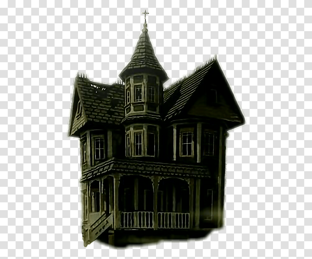 Creepy Housethomas Oklahoma House, Building, Cottage, Housing, Outdoors Transparent Png