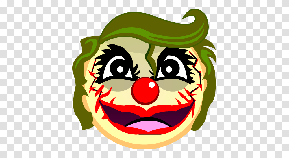 Creepy Joker Emoji, Performer, Clown, Plant, Leisure Activities Transparent Png