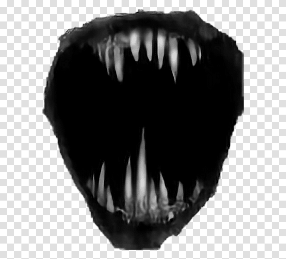 Creepy Mouth Teeth Horror Human Mouth, Lip, Animal, Person, Sea Life Transparent Png