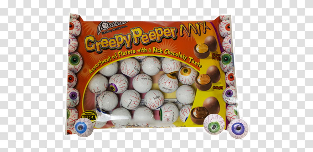 Creepy Peepers Chocolate Eyeballs Mix Food, Golf Ball, Sport, Sports Transparent Png