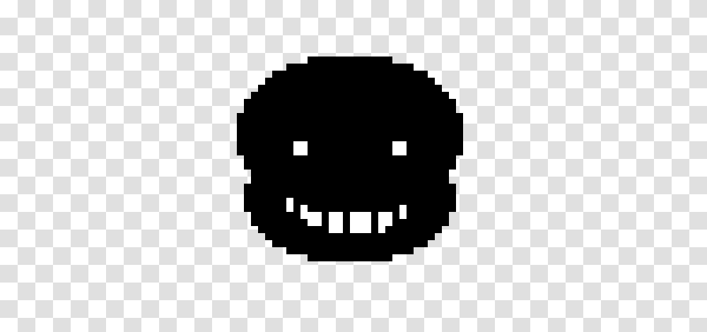 Creepy Sans Head Pixel Art Maker, Pac Man, Stencil Transparent Png