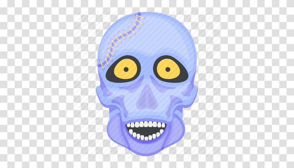 Creepy Skull Ghost Halloween Skull Skull Face Spooky Skull Icon, Teeth, Mouth, Lip, Diaper Transparent Png