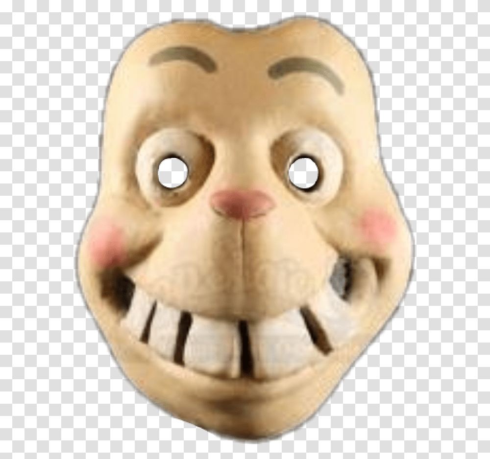 Creepy Smile Grinch Mask, Head, Jaw, Figurine, Ivory Transparent Png