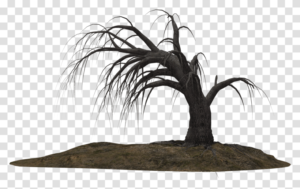 Creepy Tree 19 By On Clipart Library Dead Trees Drawing, Plant, Nature, Outdoors, Lighting Transparent Png