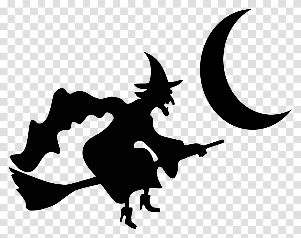 Creepy Witch High Quality Image, Silhouette, Ninja, Stencil Transparent Png
