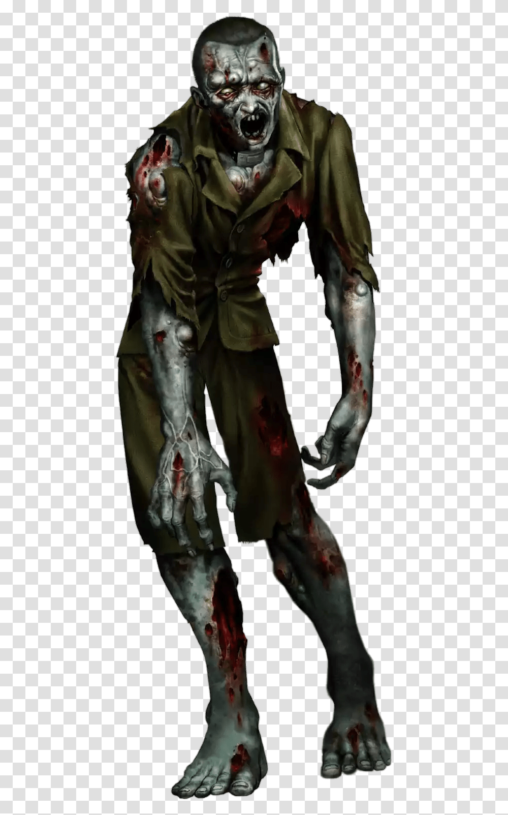 Creepy Zombie Zombie Resident Evil, Person, Hand, Clothing, Art Transparent Png