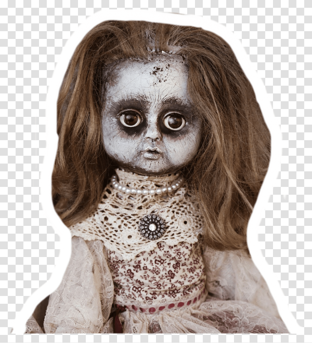 Creepydoll Scary Doll Background, Toy, Person, Human Transparent Png