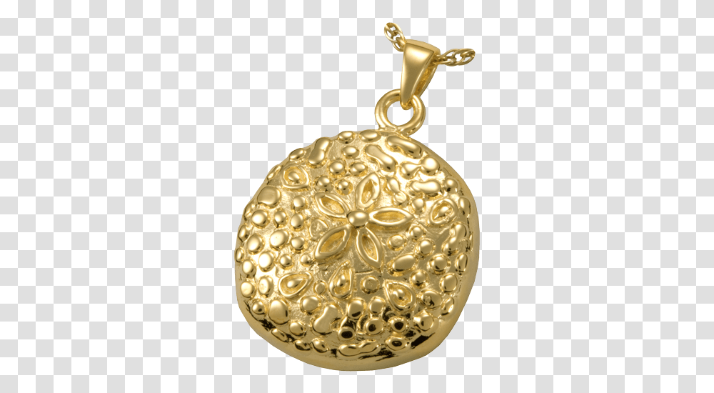 Cremation Jewelry Sand Dollar 14k Gold Cremation Jewelry Solid, Pendant, Accessories, Accessory, Locket Transparent Png