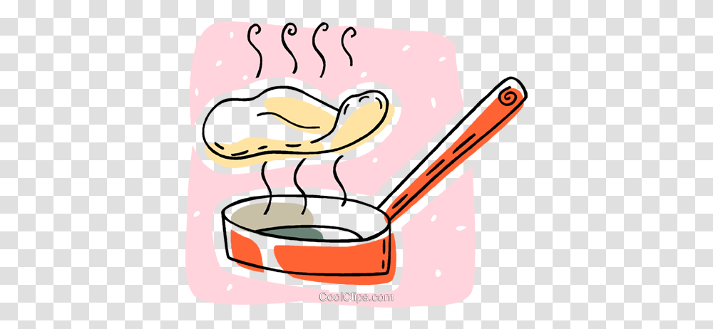 Crepe Suzette Pancake Royalty Free Vector Clip Art Illustration, Sewing, Washing, Frying Pan Transparent Png