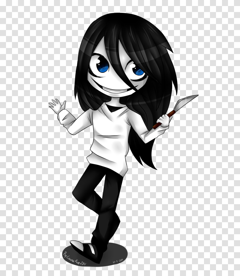 Creppy Pasta Jeff The Killer, Manga, Comics, Book, Person Transparent Png