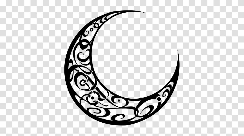 Crescent Clipart Tribal, Gray, World Of Warcraft Transparent Png