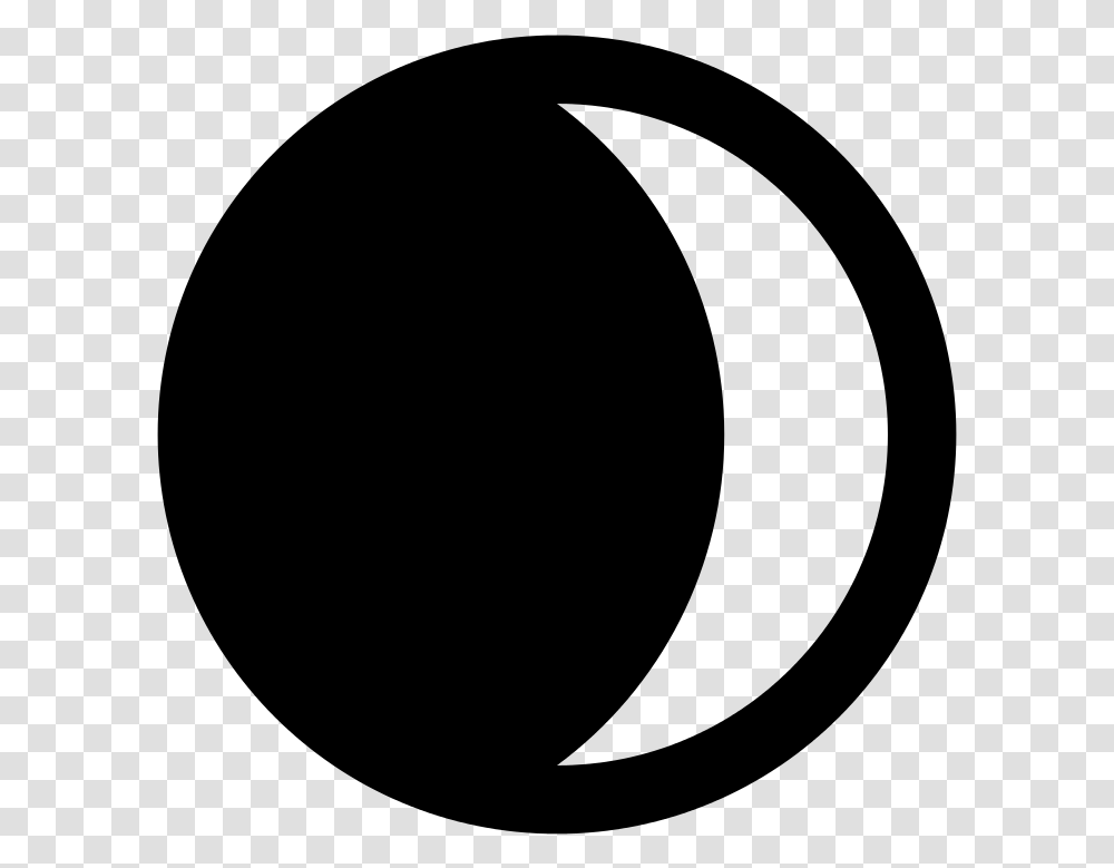 Crescent Clipart Waxing Crescent Moon Waxing Crescent Moon Icon, Gray, World Of Warcraft Transparent Png