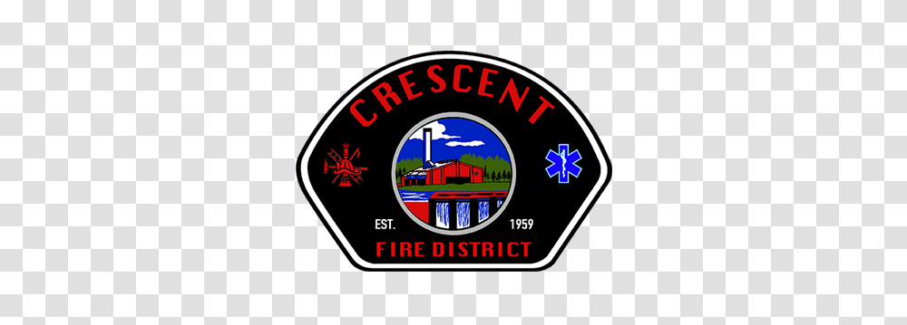 Crescent Fire District, Logo, Building, Label Transparent Png