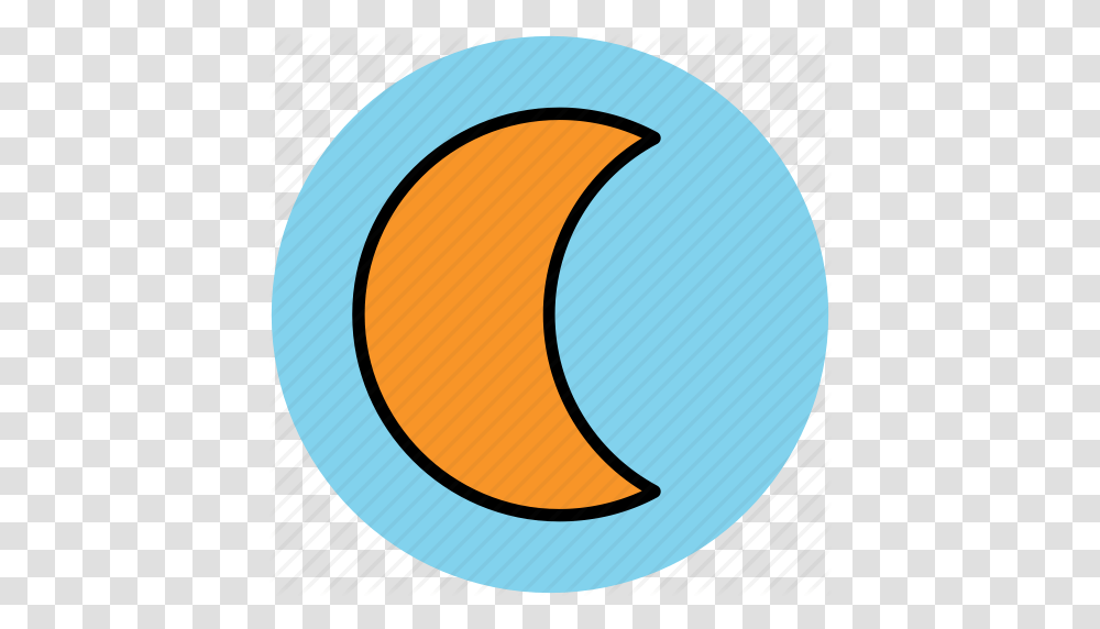 Crescent Lunation Moon Moonlight Night Satellite Icon, Nature, Outdoors, Tape Transparent Png