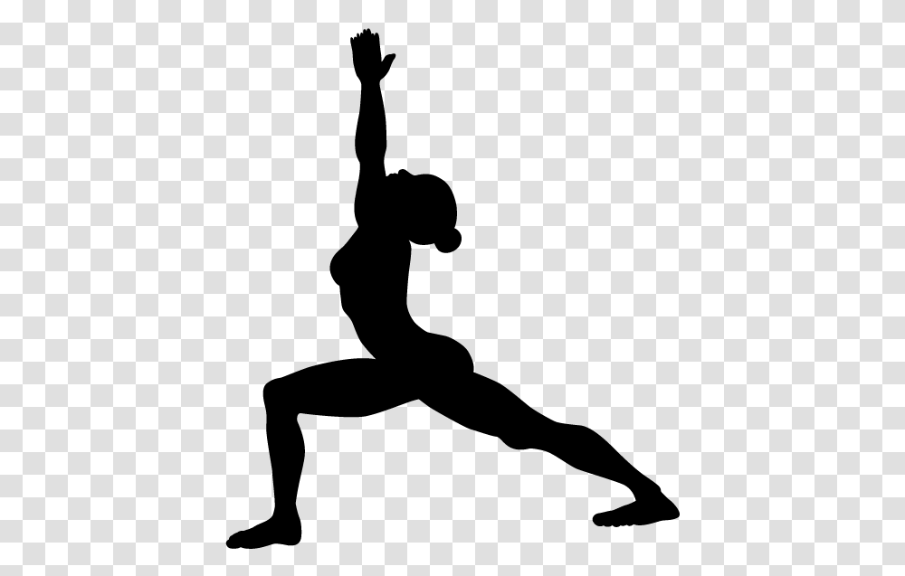Crescent Lunge Yoga Standing Poses, Gray, World Of Warcraft Transparent Png