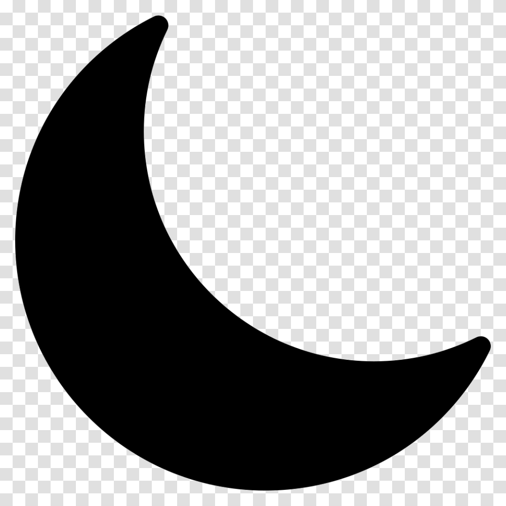 Crescent Moon Crescent Moon Icon, Outdoors, Astronomy, Outer Space, Night Transparent Png