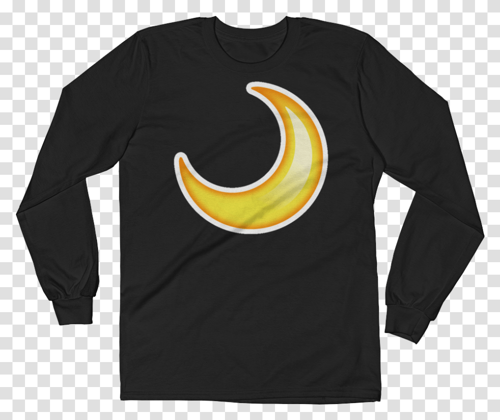 Crescent Moon Emoji Bill Of Rights T Shirt, Sleeve, Apparel, Long Sleeve Transparent Png
