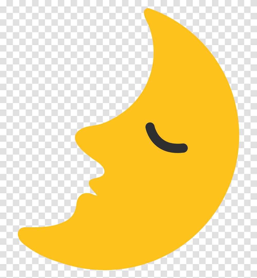 Crescent Moon Emoji Moon Emoji, Plant, Gecko, Animal Transparent Png