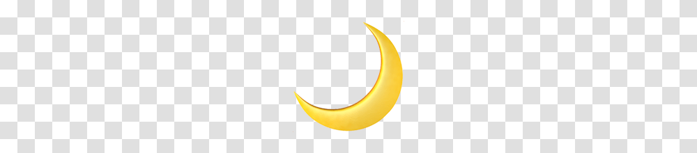 Crescent Moon Emoji On Apple Ios, Banana, Fruit, Plant, Food Transparent Png