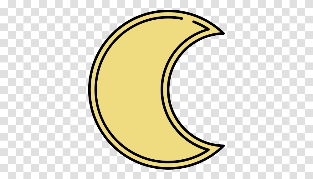 Crescent Moon Icon 18 Repo Free Icons Circle, Oval, Astronomy Transparent Png