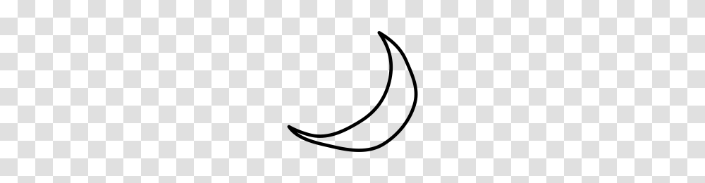 Crescent Moon Icons Noun Project, Gray, World Of Warcraft Transparent Png