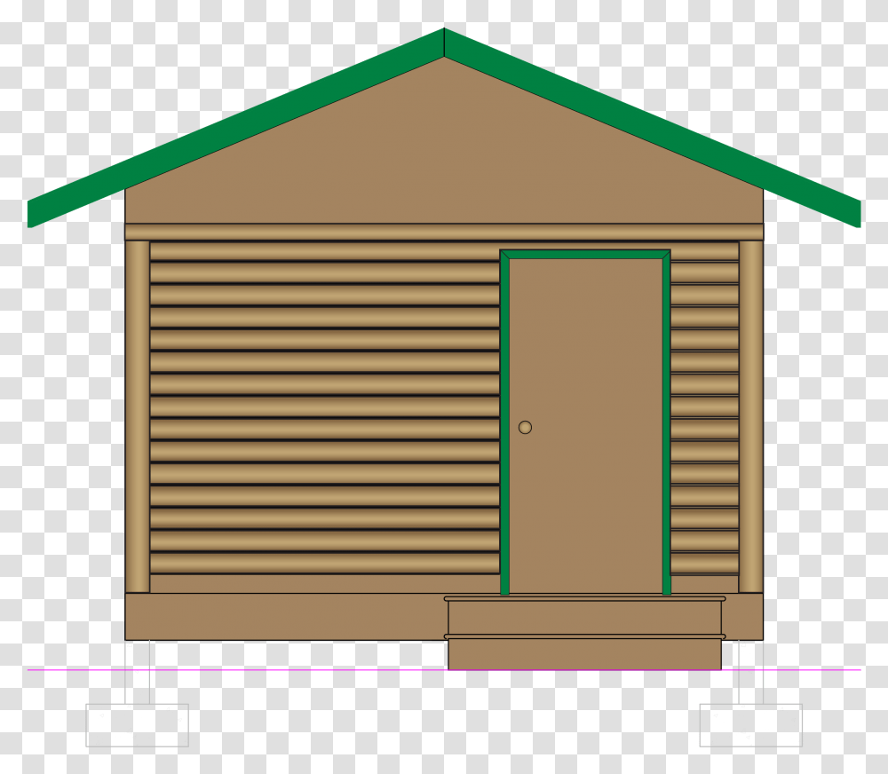 Crescent Moon Log Cabin Front View Lumber, Housing, Building, Home Decor, House Transparent Png