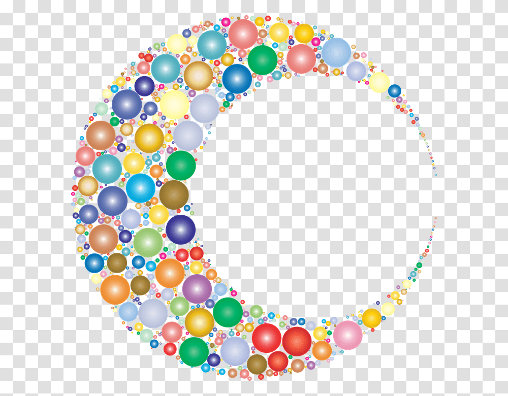 Crescent Moon Lunar Circles Dots Abstract Portable Network Graphics, Accessories, Bracelet, Jewelry Transparent Png