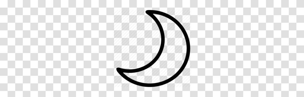 Crescent Moon Outline Clipart, Spiral, Number Transparent Png