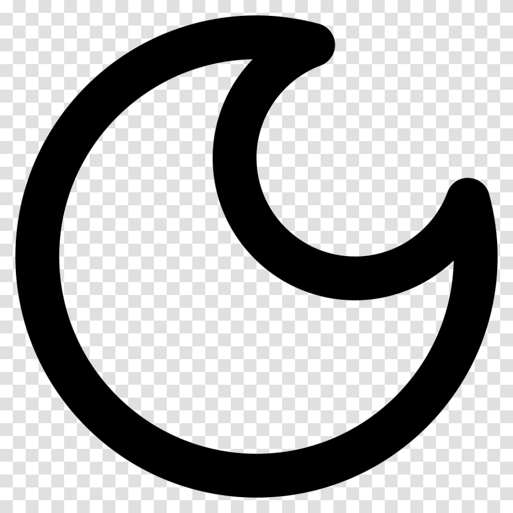 Crescent Moon Phase Symbol Icon Free Download, Alphabet, Logo, Trademark Transparent Png