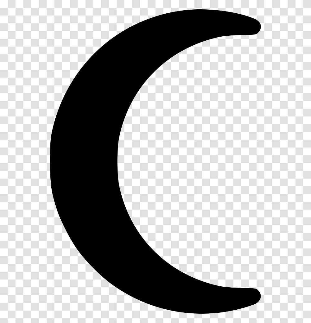 Crescent Moon Symbol Waning, Number, Oval, Horseshoe Transparent Png