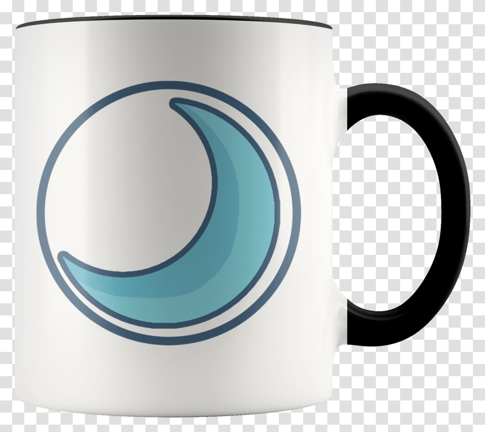 Crescent Moon Wiccan Spiritual Symbol, Coffee Cup Transparent Png
