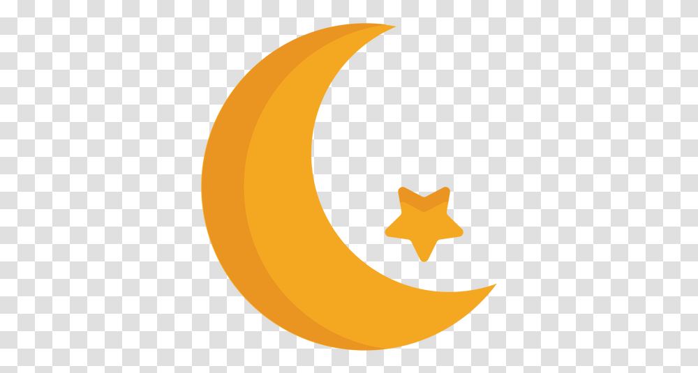 Crescent Star Flat & Svg Vector File Luna Y Estrella, Symbol, Star Symbol, Eclipse, Astronomy Transparent Png