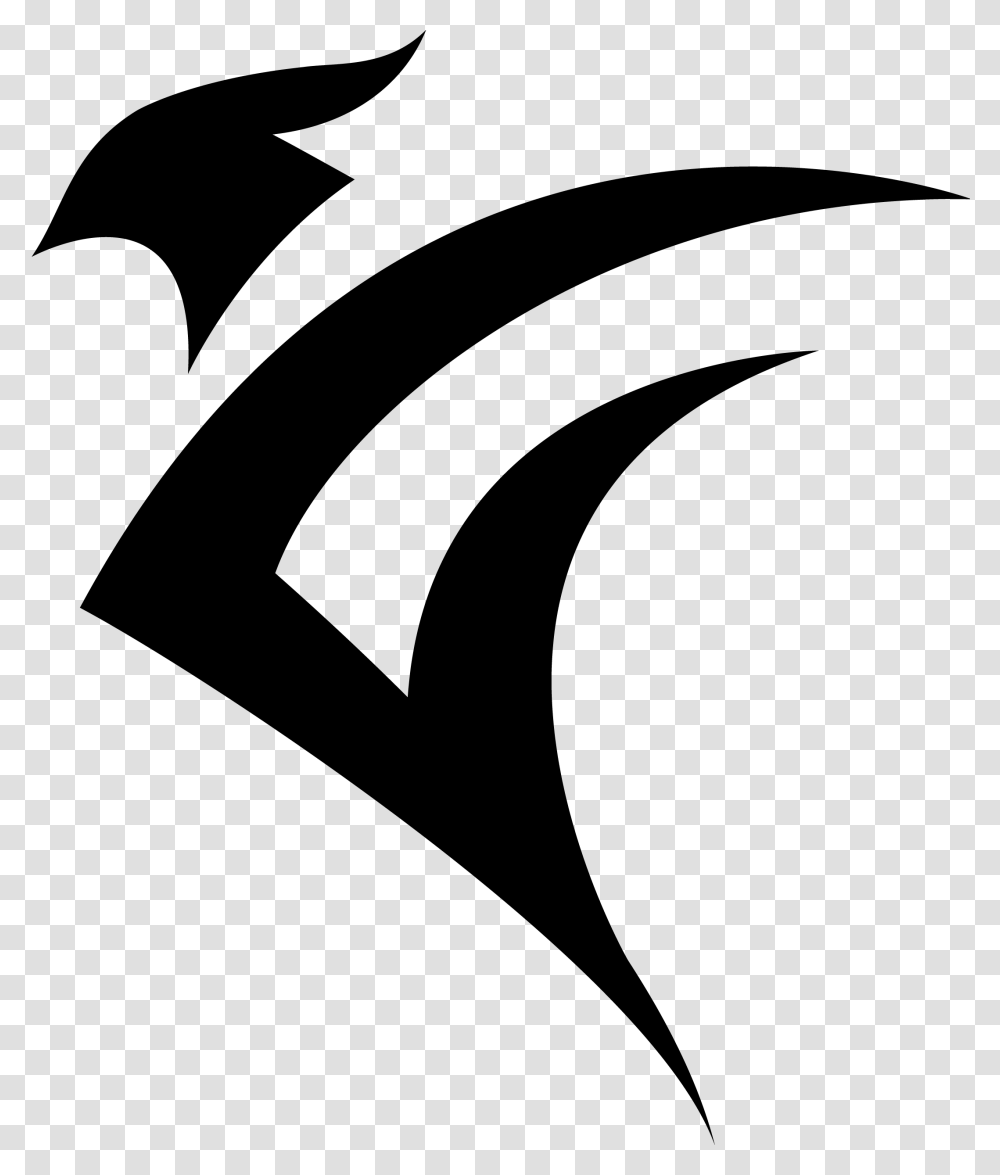 Crescent, Logo, Stencil Transparent Png