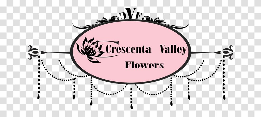 Crescenta Valley Flowers Illustration, Label, Oval, Cosmetics Transparent Png