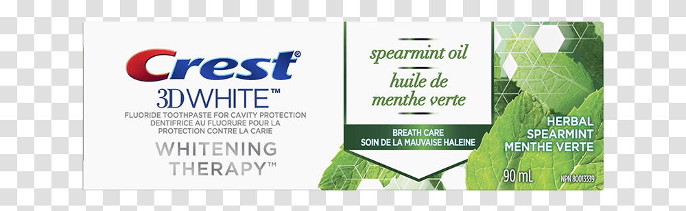 Crest 3d White Whitening Therapy Toothpaste Coconut Crest Toothpaste, Poster, Advertisement, Paper Transparent Png