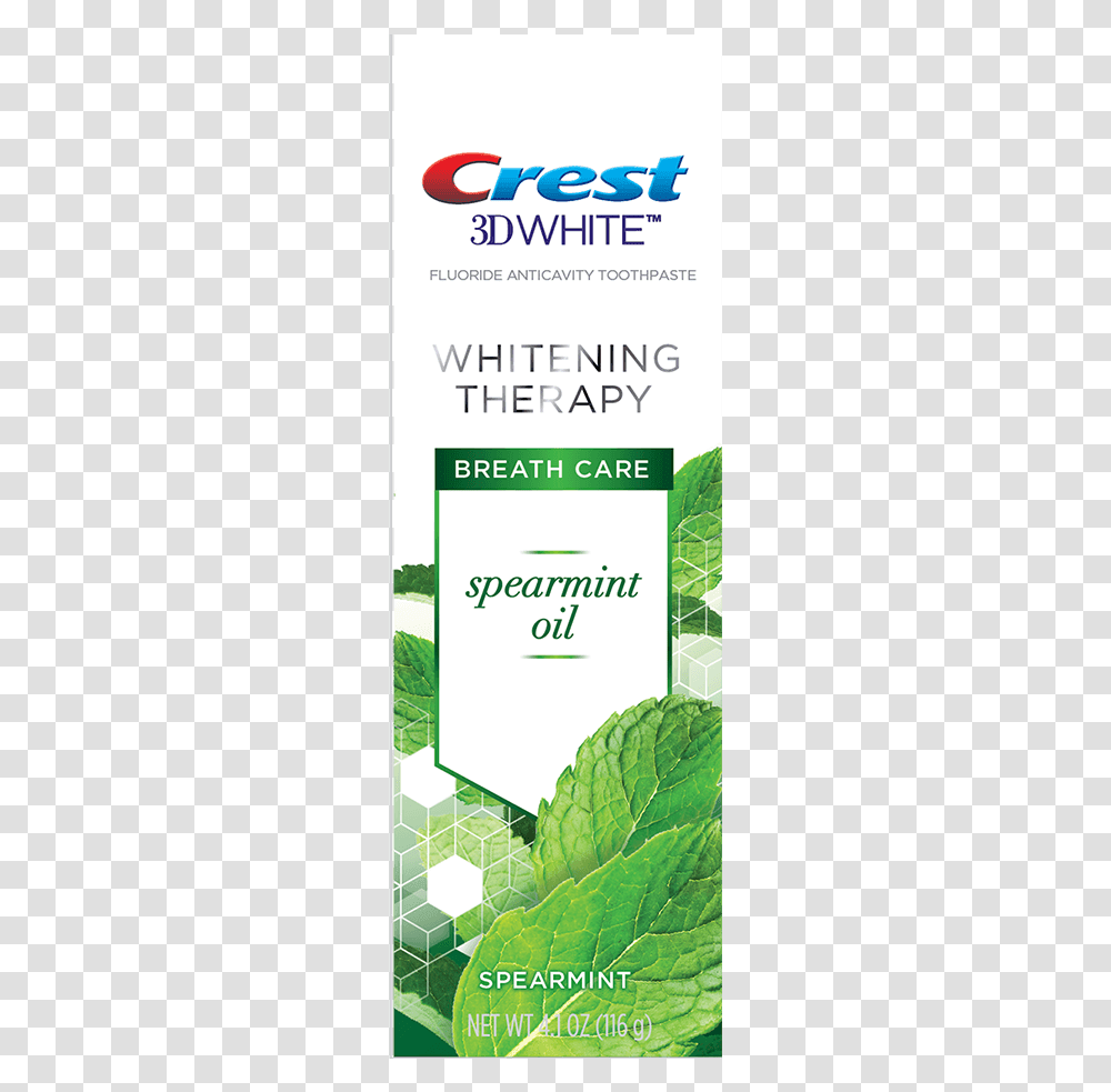 Crest 3d White Whitening Therapy Toothpaste Spearmint Crest Pro Health, Potted Plant, Vase, Jar, Pottery Transparent Png