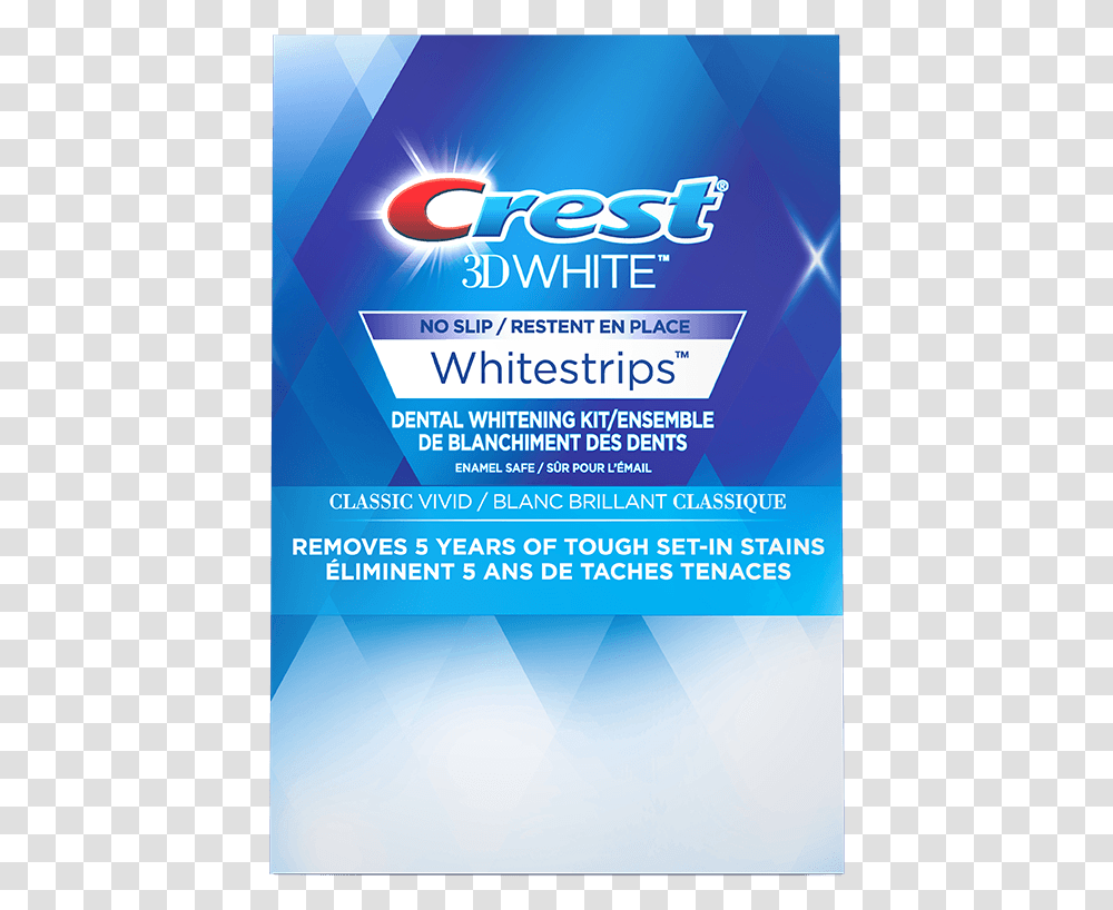 Crest 3d Whitestrips Crest 3d White Strips Vivid, Poster, Advertisement, Flyer, Paper Transparent Png