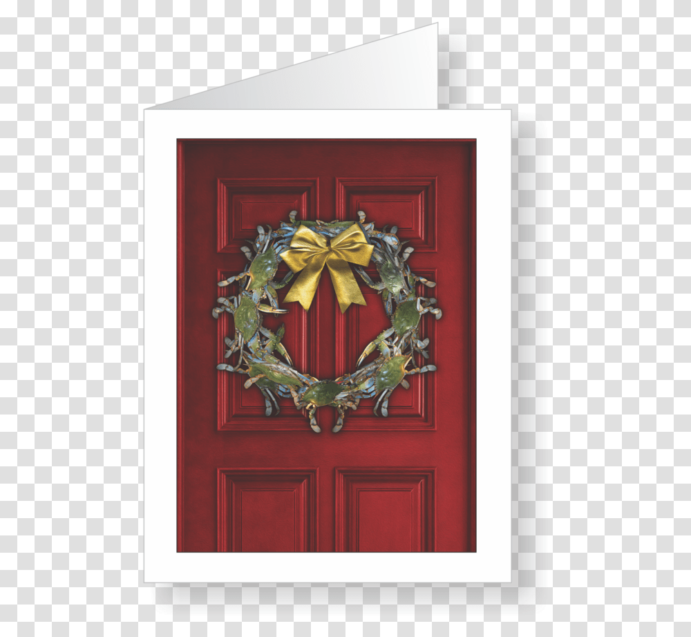 Crest, Door, Wreath Transparent Png