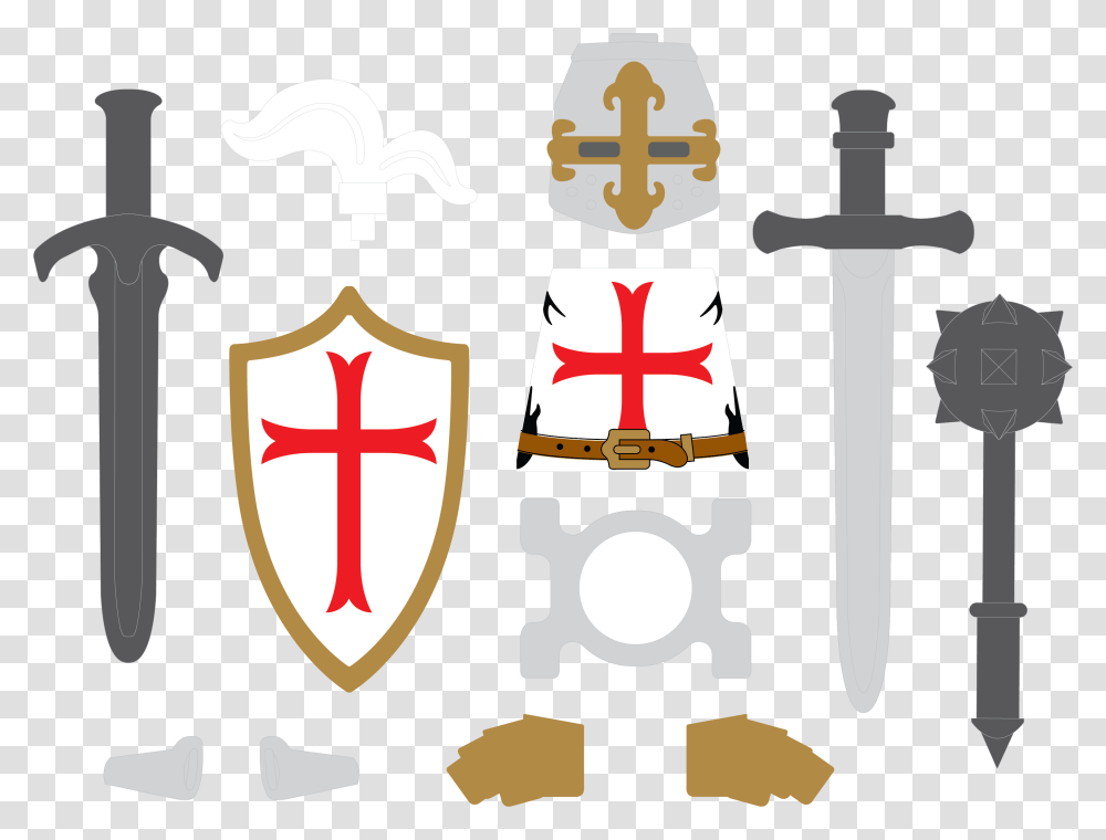 Crest, Hammer, Tool, Armor, Shield Transparent Png