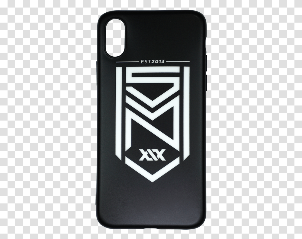 Crest Matte Black Iphone Case Sidemen Logo, Text, Electronics, Mobile Phone, Alphabet Transparent Png