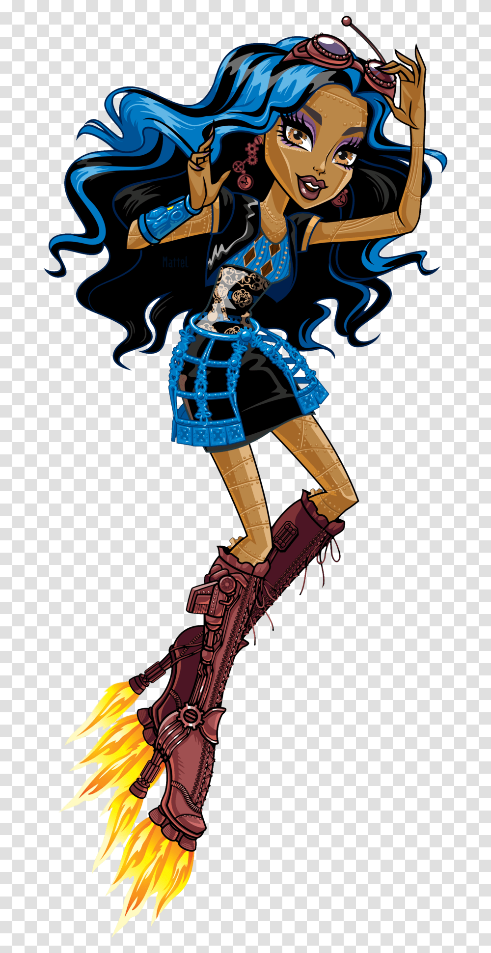 Crest Monster High Robecca Steam, Person, People, Samurai, Leisure Activities Transparent Png