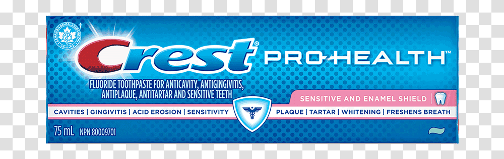 Crest Pro Health Sensitive Plus Enamel Shield Toothpaste, Label, Purple, Sticker Transparent Png