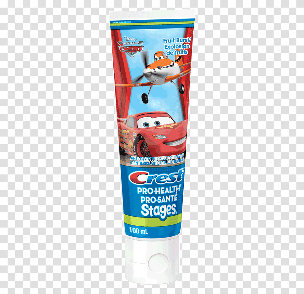 Crest Pro Health Stages Cars Toothpaste Acrylic Paint, Tin, Can, Bottle, Aluminium Transparent Png