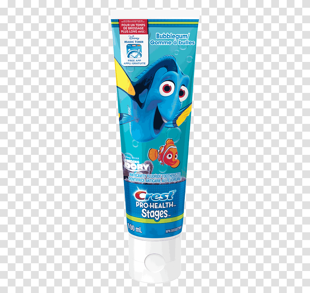 Crest Pro Health Stages Finding Dory Toothpaste Finding Dory Toothpaste, Bottle, Tin, Can, Aluminium Transparent Png