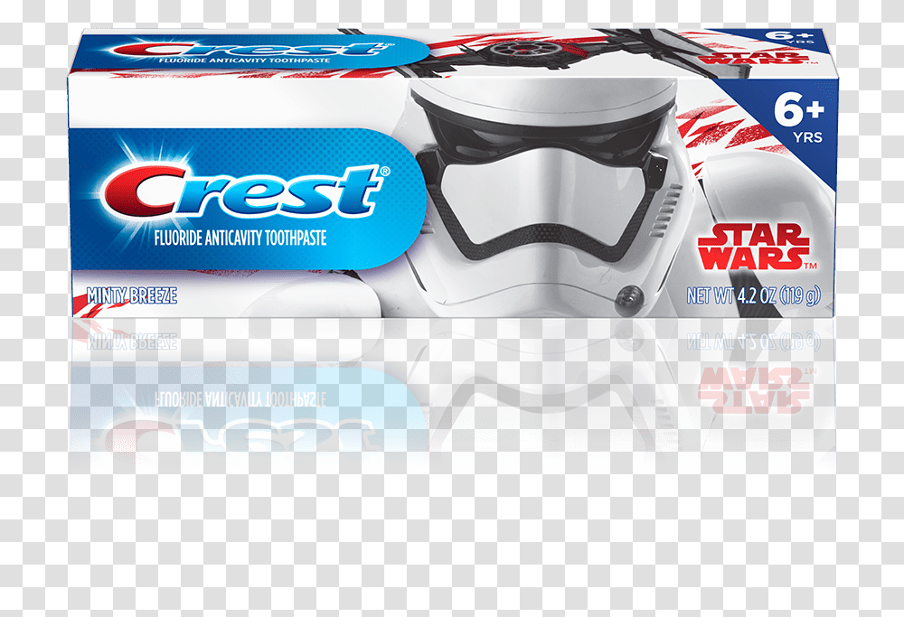 Crest Star Wars Minty Breeze Toothpaste Star Wars, Gum, Helmet, Clothing, Apparel Transparent Png