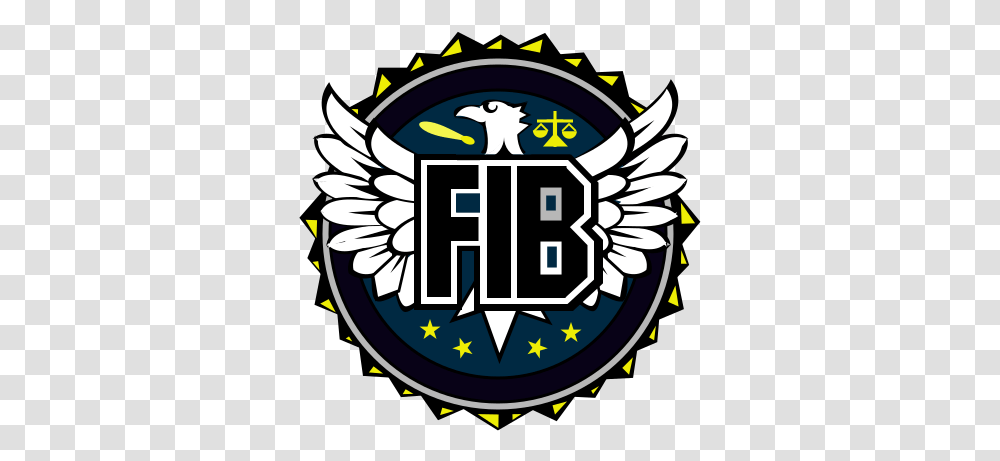 Crew Emblems Fib Logo Gta 5, Symbol, Text, Trademark Transparent Png