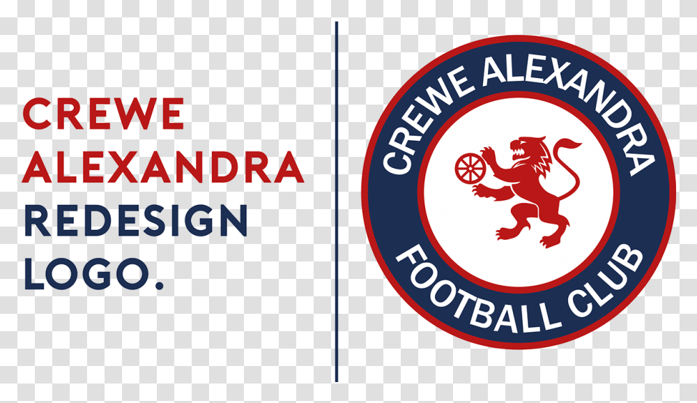 Crewe Alexandra Redesign Logo Crewe Alexandra Fc Logo, Symbol, Text, Emblem, Home Decor Transparent Png