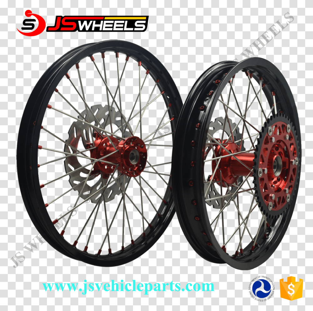 Crf450r Motorcycle Rims Wheel Disc Brake Disc Brake Plate Motorcycle, Spoke, Machine, Tire, Bicycle Transparent Png