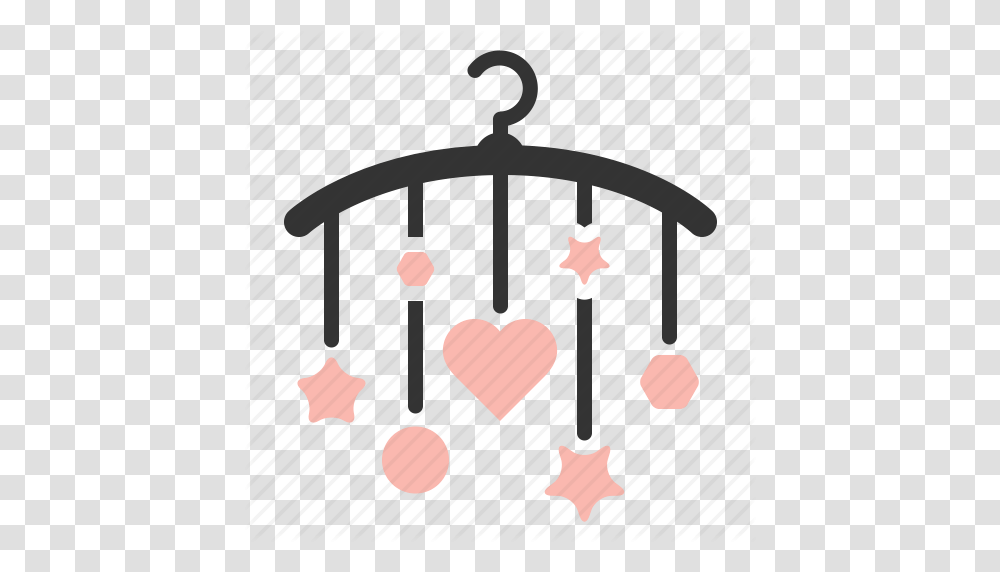 Crib Mobile Icon, Heart, Cushion Transparent Png